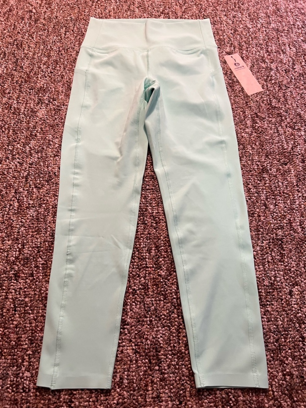 Mono B Mint Green Athletic Workout Pocket Leggings
